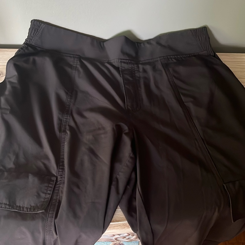 Black Athleta running pants size 8P